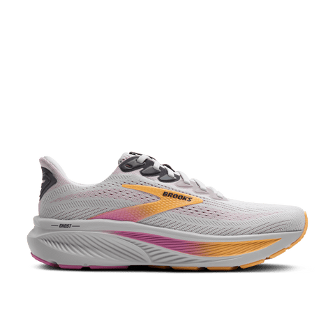 Brooks Womens Ghost 17 (Oyster/Apricot/Peach)