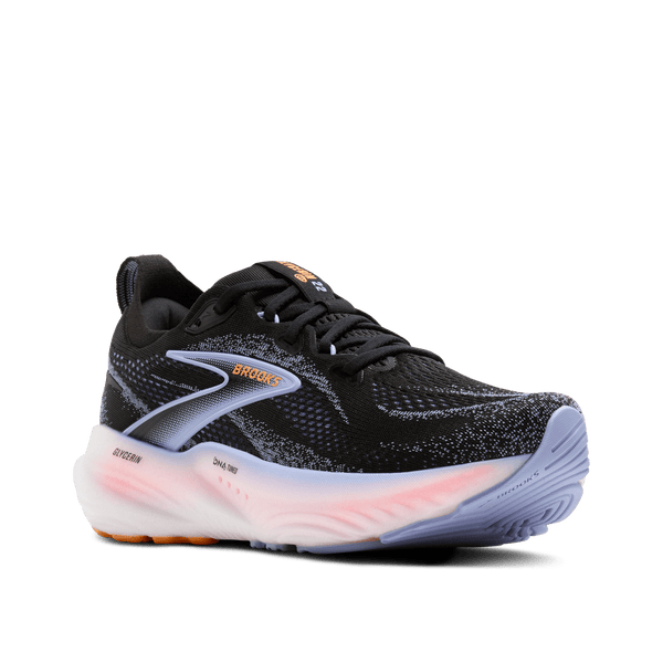 Brooks Womens Glycerin 22 (Black/Blue Heron/Orange)