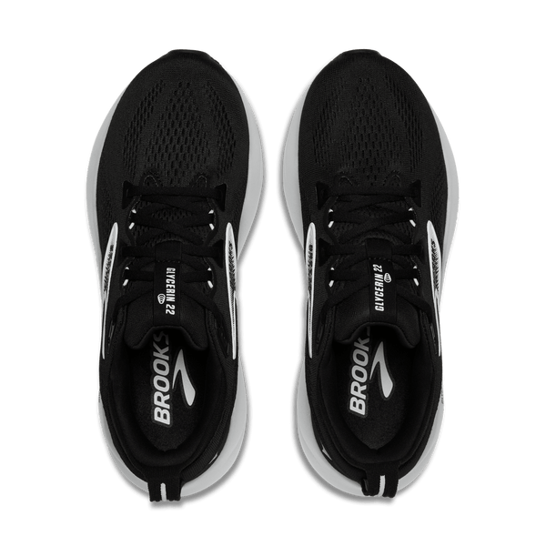 Brooks Mens Glycerin 22 (2E) (Black/Grey/White)