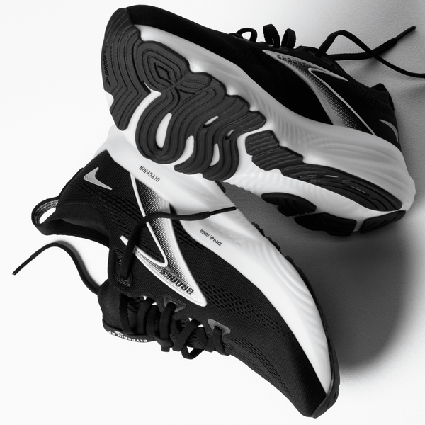 Brooks Mens Glycerin 22 (2E) (Black/Grey/White)