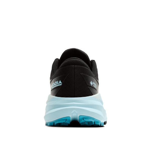 Brooks Mens Cascadia 19 GTX (Black/Ebony/Blue Flower)