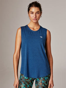 Running Bare Dial It Up Workout Tank (Peacock)