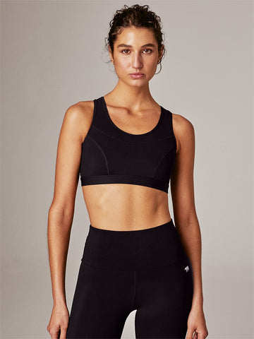 Running Bare Ellipse Sports Bra (Black)