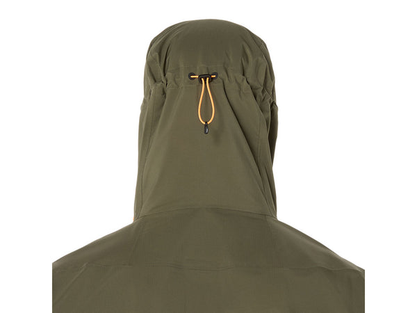 Asics Mens Fiji Trail Waterproof Jacket (Mantle Green)