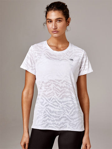 Running Bare Always Crew Tee (White)