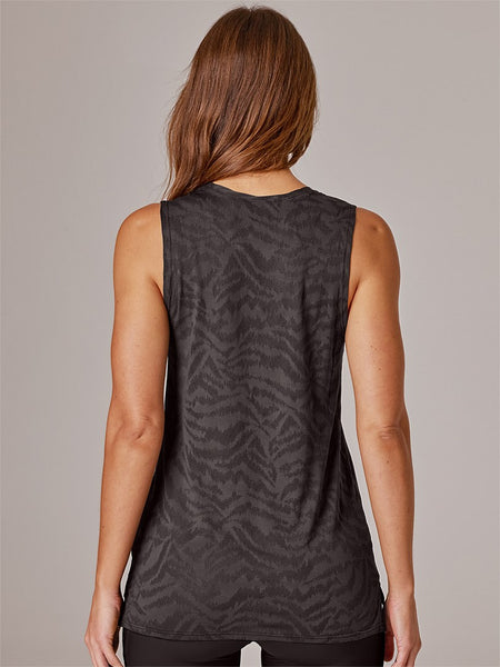 Running Bare Always Crew Tank (Black)