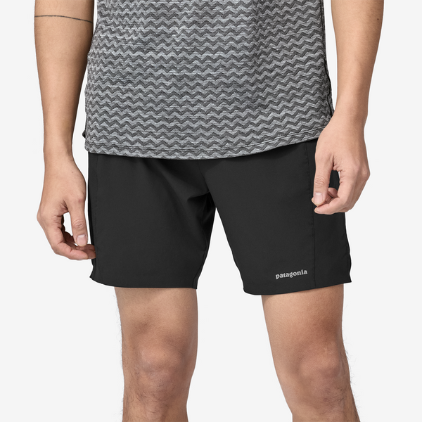 Patagonia Mens Strider Pro 7" Run Short (Black)