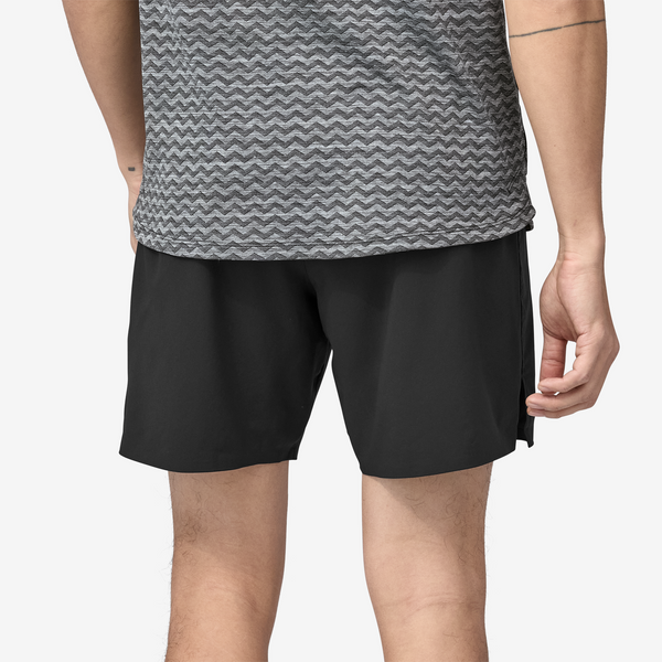 Patagonia Mens Strider Pro 7" Run Short (Black)