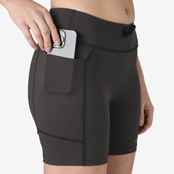 Patagonia Womens 6'' Endless Run Shorts (Black)