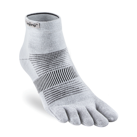 Injinji Lightweight Mini Crew Toe Sock (Grey)