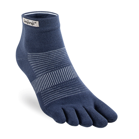 Injinji Lightweight Mini Crew Toe Sock (Navy)