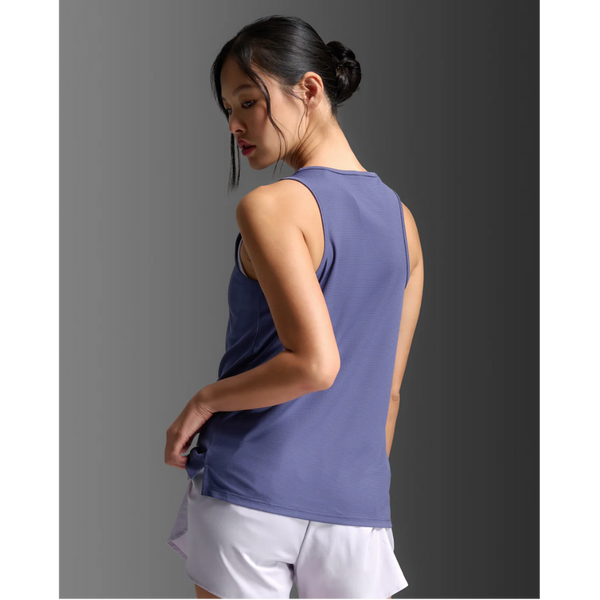 2XU Womens Aero Mesh Singlet (Future Dusk/ Future Dusk Reflective)