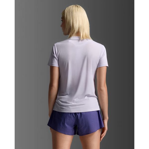 2XU Womens Aero Mesh Tee (Virtual Violet/ Violet Reflective)