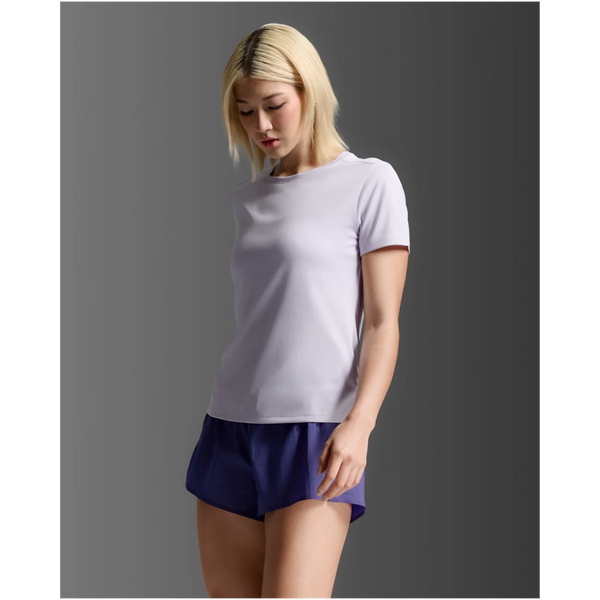 2XU Womens Aero Mesh Tee (Virtual Violet/ Violet Reflective)