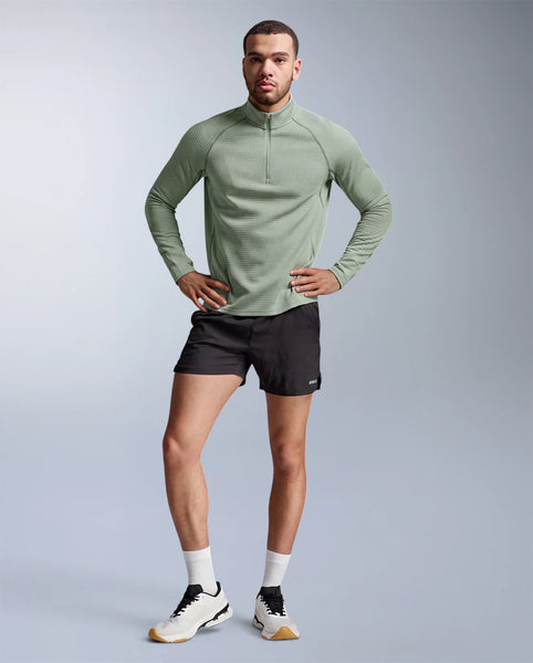 2XU Mens Ignition Haptic 1/4 Zip (Eucalyptus/Reflective)