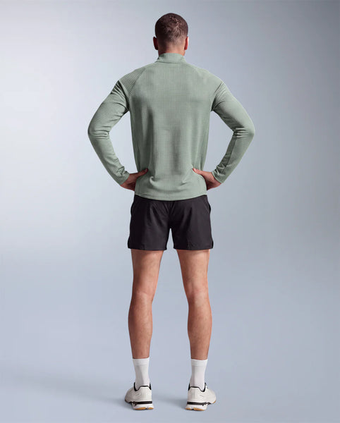2XU Mens Ignition Haptic 1/4 Zip (Eucalyptus/Reflective)