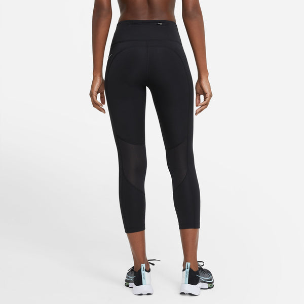 Nike Womens Fast Tight (Crop Length) (Black)