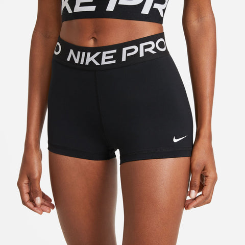 Nike Pro Womens 3'' Short (Black)