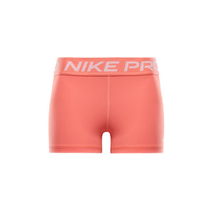 Nike Pro Womens 3'' Short (Wild Mango/White)