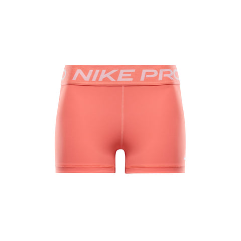 Nike Pro Womens 3'' Short (Wild Mango/White)