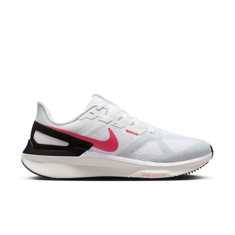 Nike Womens Air Zoom Structure 25 (White/Black/Aster Pink)