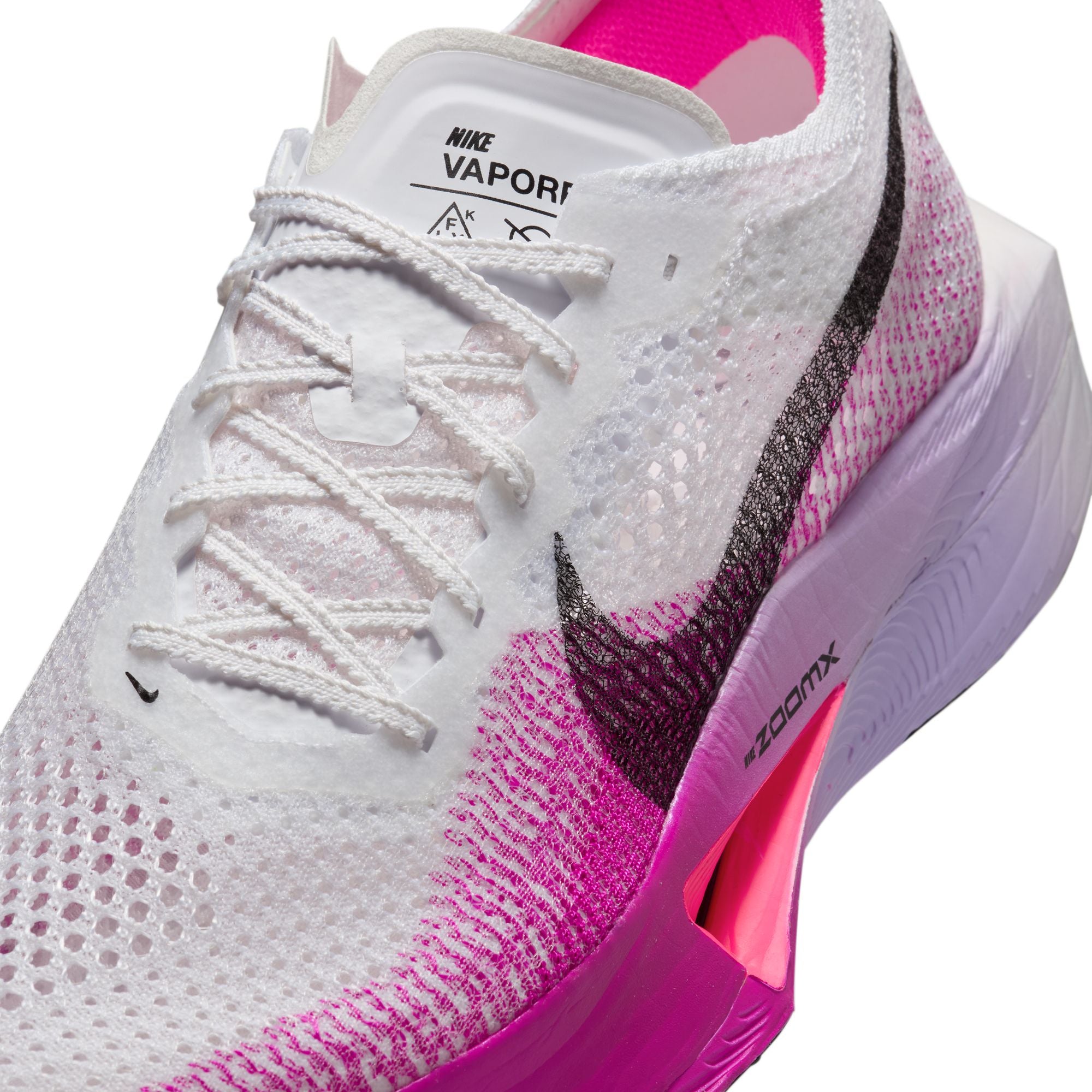 Nike Mens/Womens Zoom X Vaporfly Next % 3 (White/Black-Vivid