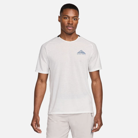 Nike Mens Solar Chase S/S Trail Run Tee (White)