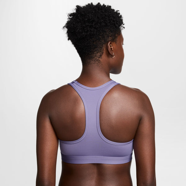 Nike Womens Swoosh Medium Support Sports Bra (Purple)