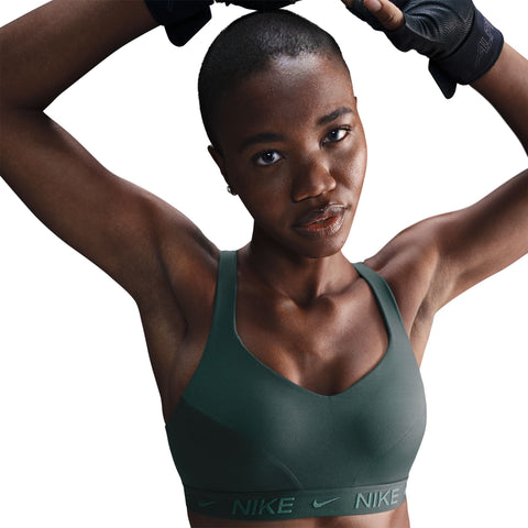 Nike Womens Indy High-Support Sports Bra (Vintage Green)