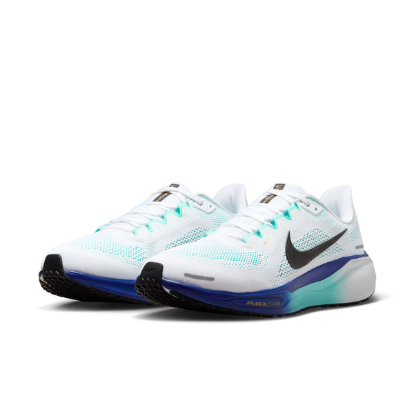 Nike Mens Air Zoom Pegasus 41 (White/Black/Hyper Turq/Concord)