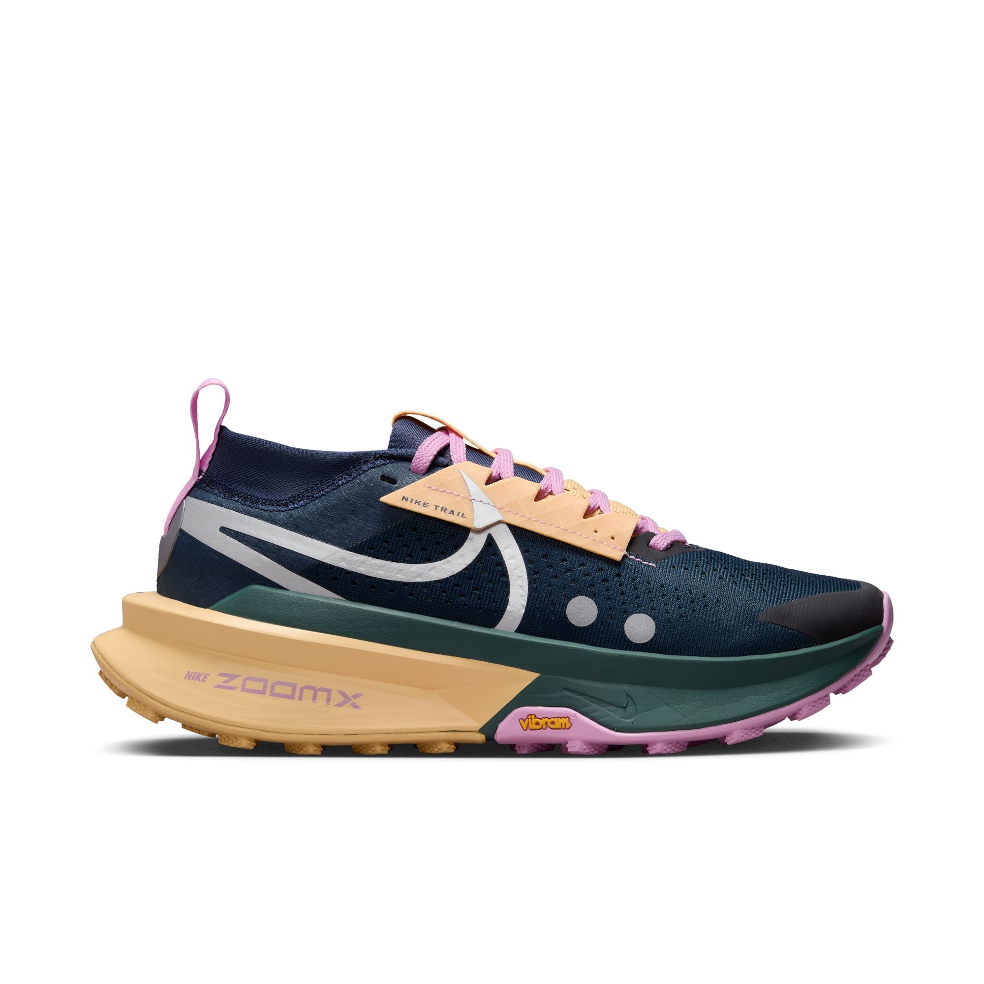 Nike Womens Zoom X Zegama Trail 2 (Armory Navy/Metallic Silver)