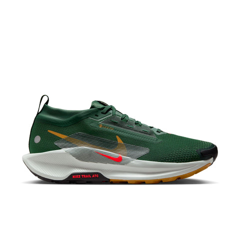 Nike Mens Pegasus Trail 5 GTX (Fir/Bright Crimson-Clay Green)