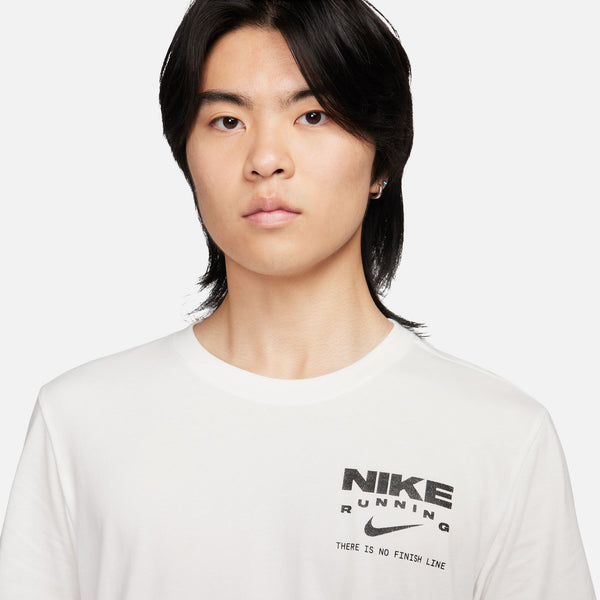 Nike Mens Dri-Fit Run Club Tee (White)