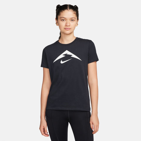 Nike Womens Dri-Fit Trail Run Tee (Black)