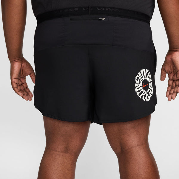 Nike Mens Dri-Fit 5" Stride Energy Run Short (Black)