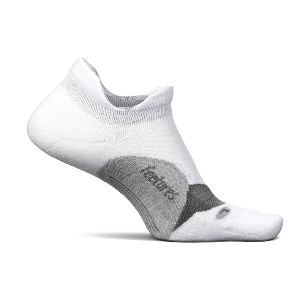 Feetures Elite Light Cushion No Show Tab (White)