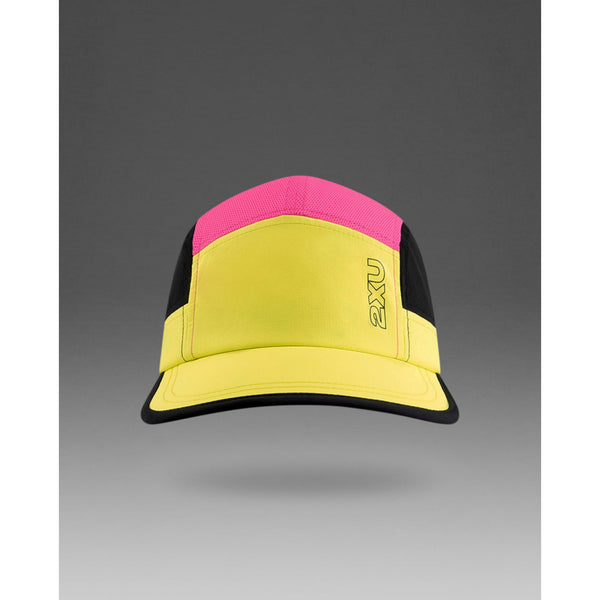 2XU Unisex Light Speed Cap (Volt/Fuchsia)