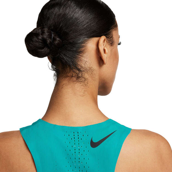 Nike Womens Aeroswift Singlet (Rapid Teal/Black)