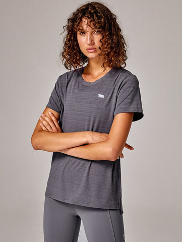 Running Bare Always Crew Tee (Tyrian)