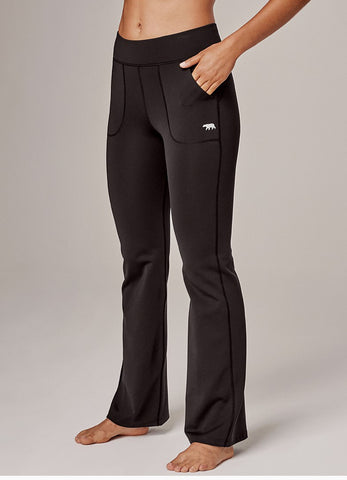 Running Bare Flex zone Bootleg Thermal Tights (Black)
