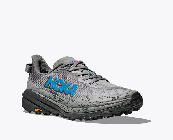 Hoka Mens Speedgoat 6 Wide (Galactic Grey/Hoka Blue)