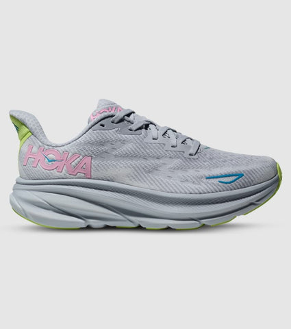 Hoka Womens Clifton 9 (Gull/Sea Ice)