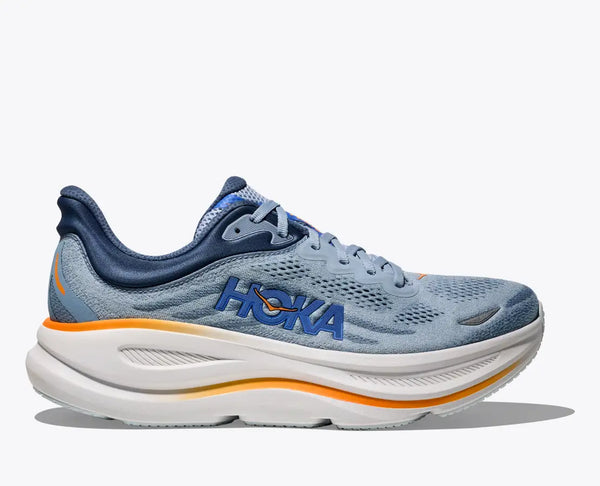 Hoka Mens Bondi 9 (2E) (Drizzle/Downpour)