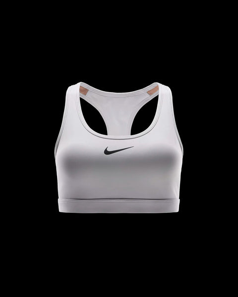 Nike Womens Swoosh Medium Support Sports Bra (White)