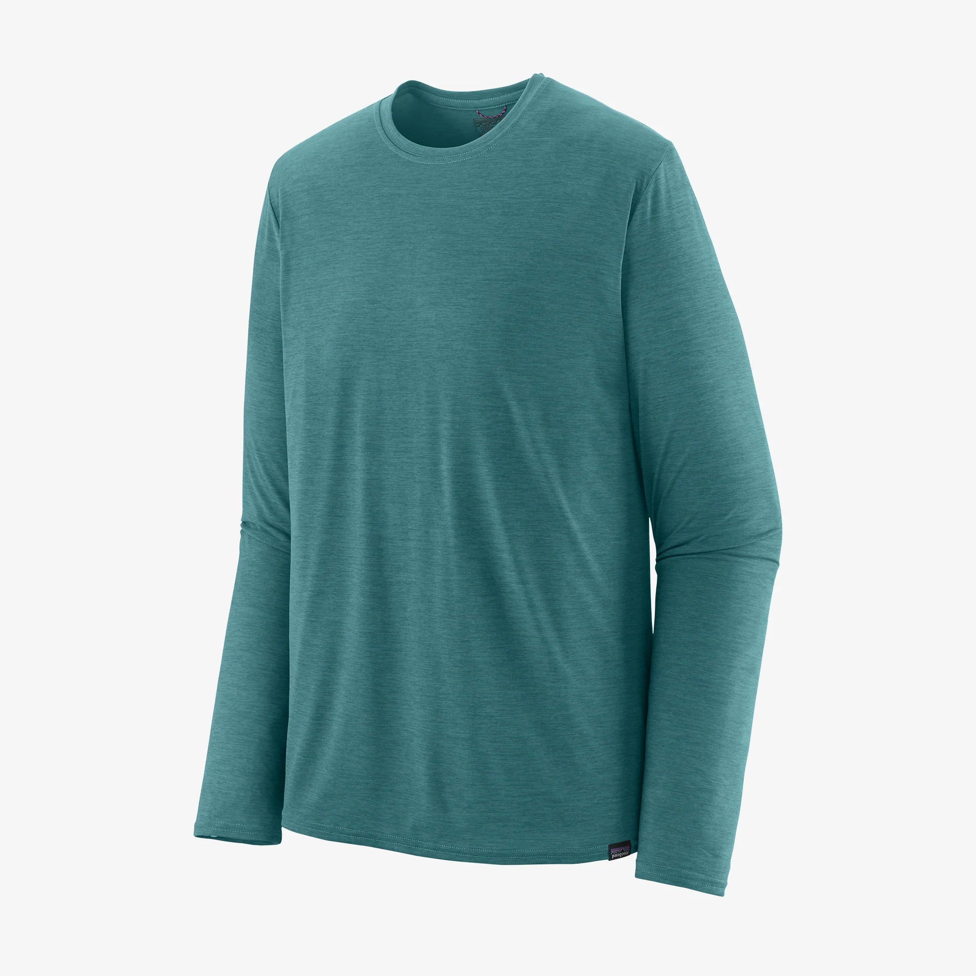 Patagonia Mens Cap Cool Daily L/S Run Tee (Wetland Blue)