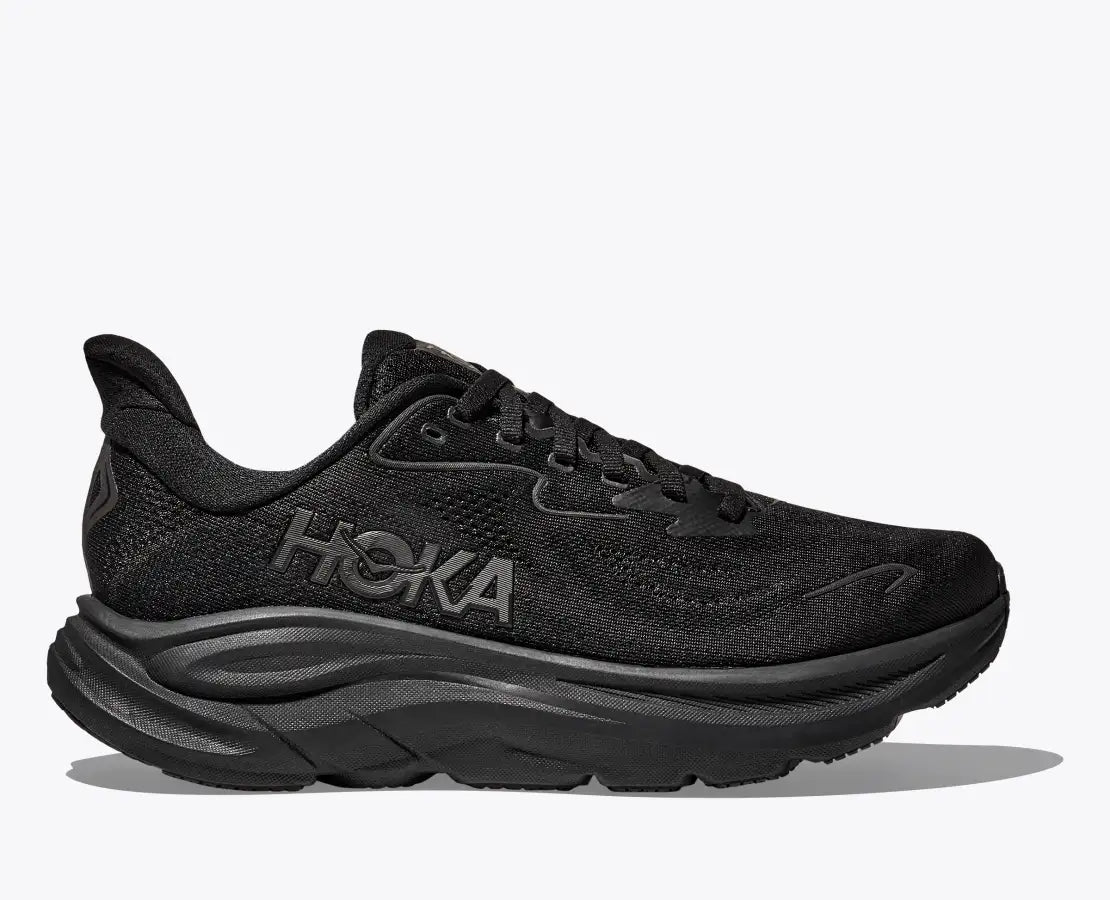 Hoka Mens Clifton 10 (Black/Black)