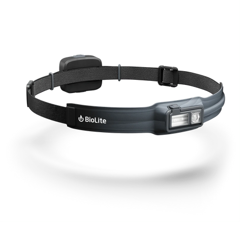 Biolite 425 Lumen USB-C Rechargeable HeadLamp (Grey/Black)