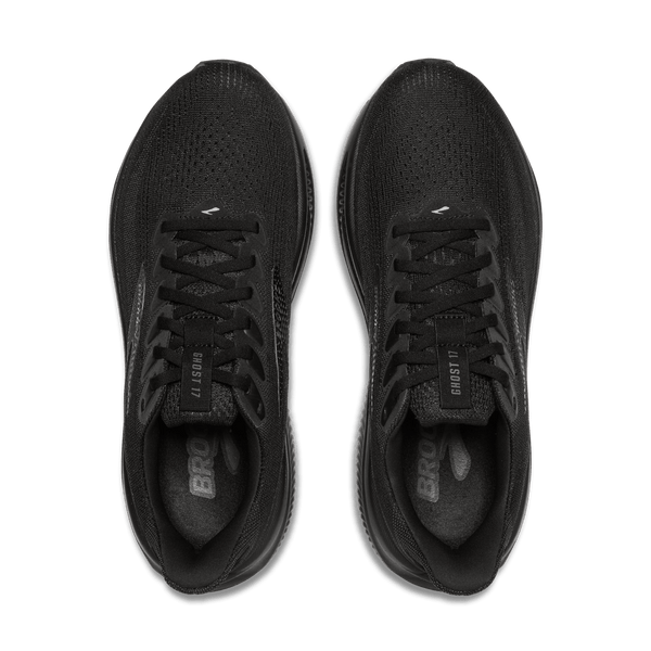Brooks Mens Ghost 17 (Black/Black/Ebony)
