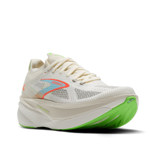 Brooks Mens Hyperion Max 3 (Coconut/Green Gecko/Pink Clay)