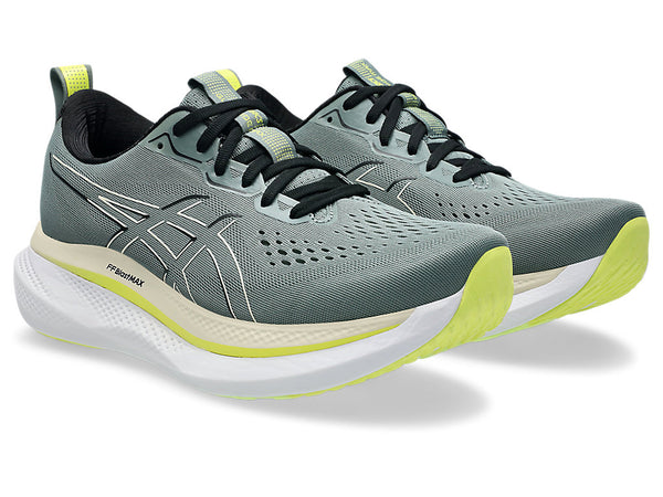 Asics Mens Glideride Max (2E) (Monument Blue/Vanilla)